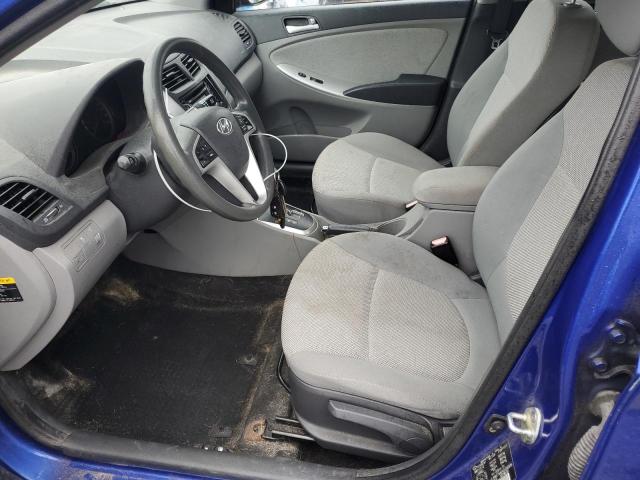 KMHCT4AE4CU246595 - 2012 HYUNDAI ACCENT GLS BLUE photo 7