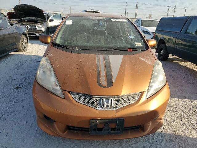 JHMGE88489S069296 - 2009 HONDA FIT SPORT ORANGE photo 5