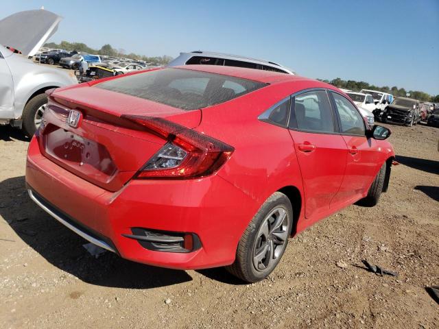 2HGFC2F65KH551016 - 2019 HONDA CIVIC LX RED photo 3