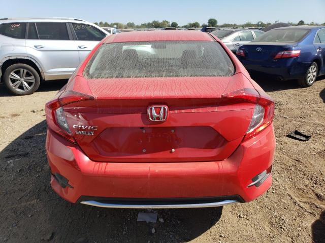 2HGFC2F65KH551016 - 2019 HONDA CIVIC LX RED photo 6