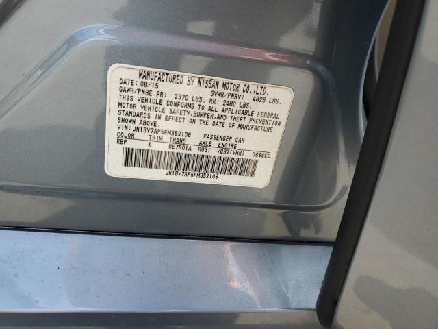 JN1BV7AP5FM352106 - 2015 INFINITI Q50 BASE Mavi foto 12