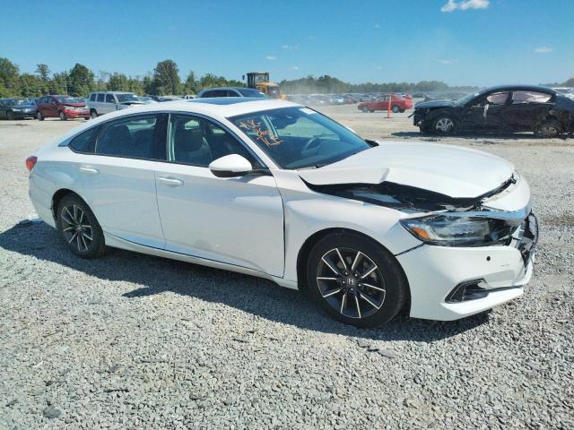 1HGCV1F56NA033529 - 2022 HONDA ACCORD EXL WHITE photo 4