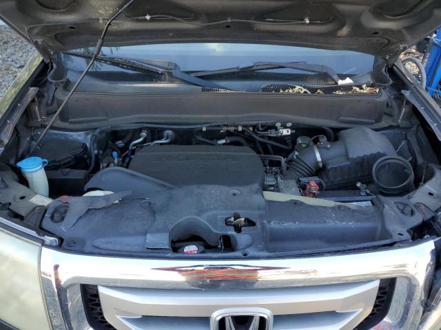 5FNYF4H59BB087054 - 2011 HONDA PILOT EXL GRAY photo 12