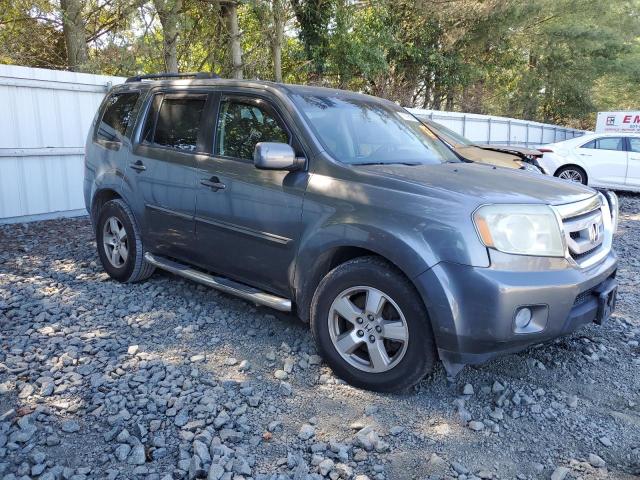 5FNYF4H59BB087054 - 2011 HONDA PILOT EXL GRAY photo 4