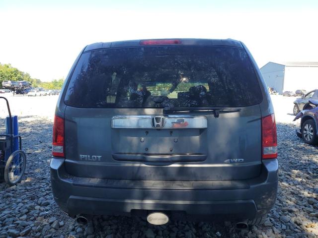 5FNYF4H59BB087054 - 2011 HONDA PILOT EXL GRAY photo 6