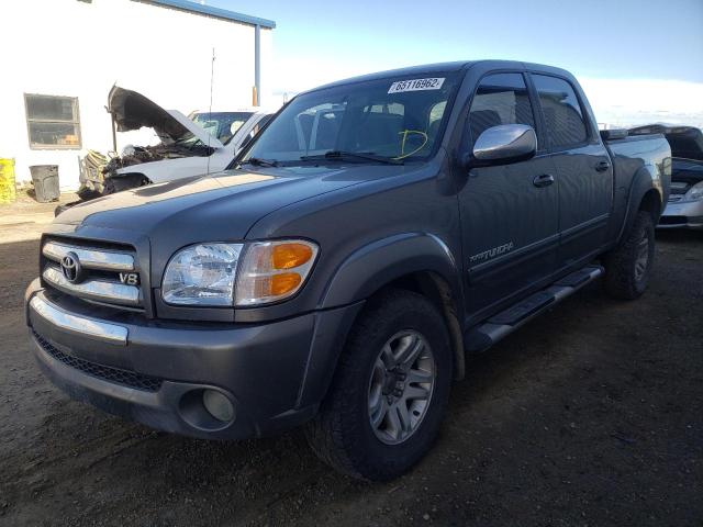 5TBDT44144A461880 - 2004 TOYOTA TUNDRA DOU SILVER photo 2