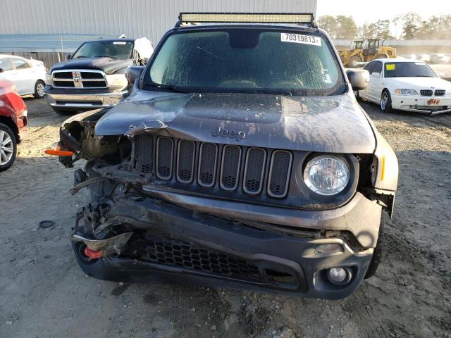 ZACCJBCB2HPE61449 - 2017 JEEP RENEGADE TRAILHAWK GRAY photo 5