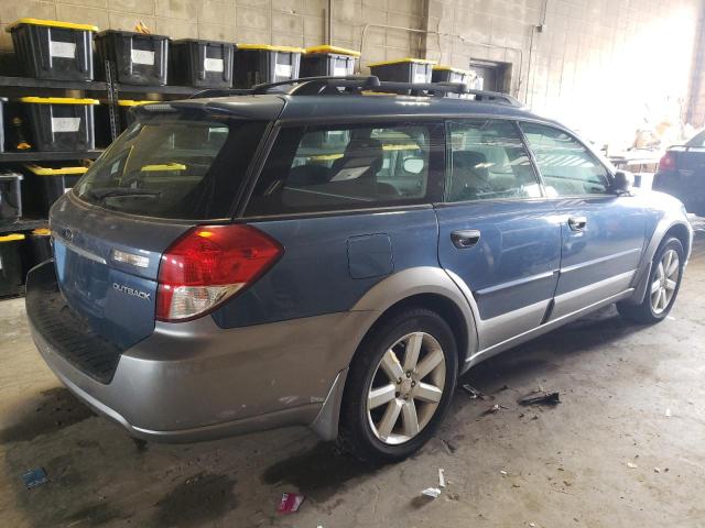 4S4BP61C887311304 - 2008 SUBARU OUTBACK 2.5I BLUE photo 3