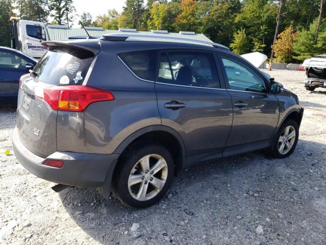 2T3RFREVXEW161215 - 2014 TOYOTA RAV4 XLE GRAY photo 3