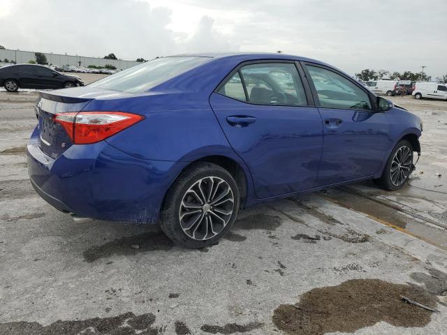 2T1BURHE7GC554038 - 2016 TOYOTA COROLLA L BLUE photo 3