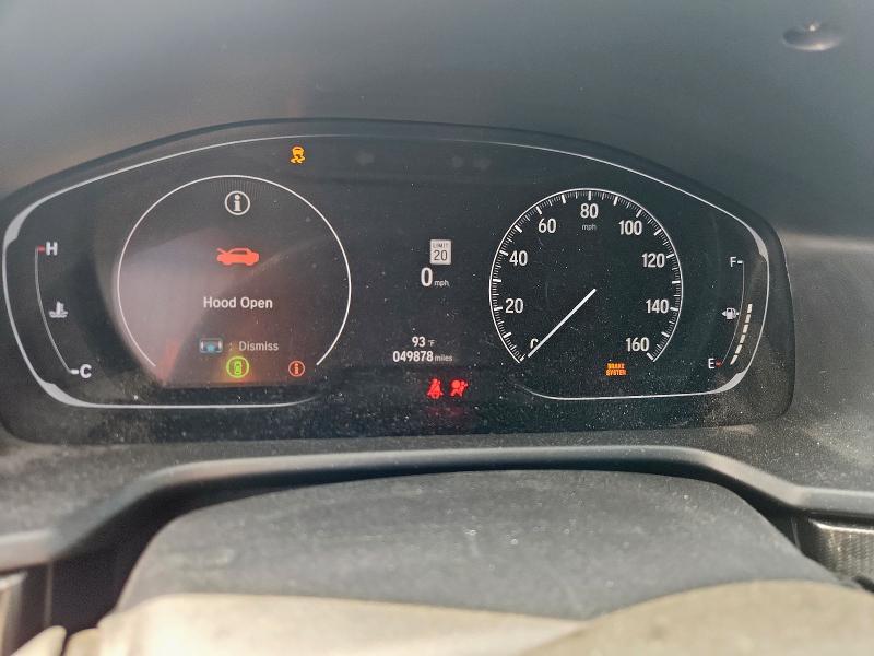 1HGCV1F34NA079987 - 2022 HONDA ACCORD SPORT BLUE photo 9