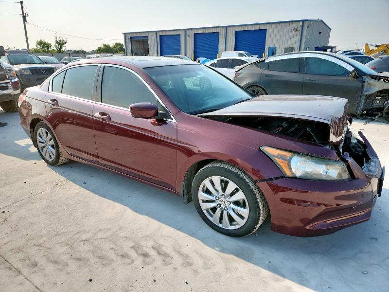 1HGCP2F82CA201156 - 2012 HONDA ACCORD EXL 勃艮第红 照片 4