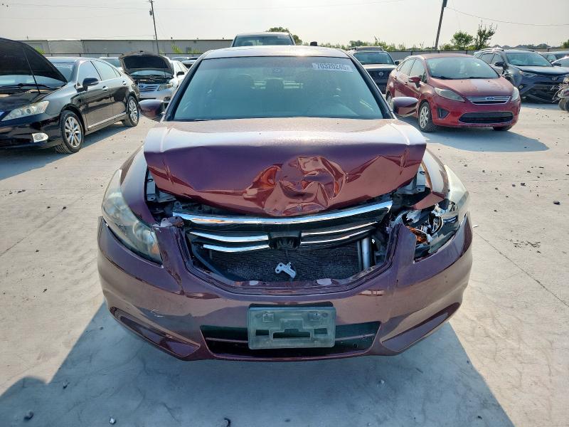 1HGCP2F82CA201156 - 2012 HONDA ACCORD EXL 勃艮第红 照片 5