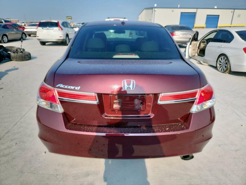 1HGCP2F82CA201156 - 2012 HONDA ACCORD EXL 勃艮第红 照片 6