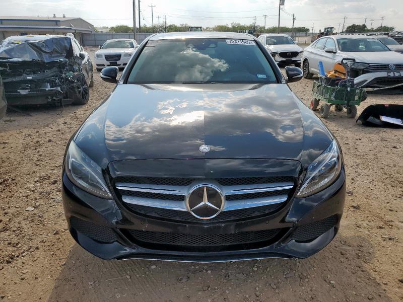 55SWF4KB1FU052504 - 2015 MERCEDES-BENZ C 300 4MATIC BLACK photo 5