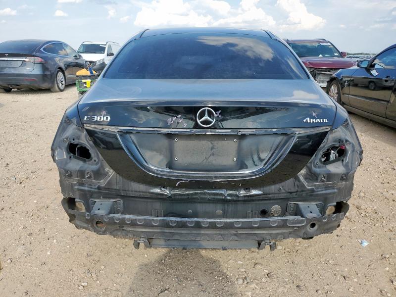 55SWF4KB1FU052504 - 2015 MERCEDES-BENZ C 300 4MATIC BLACK photo 6