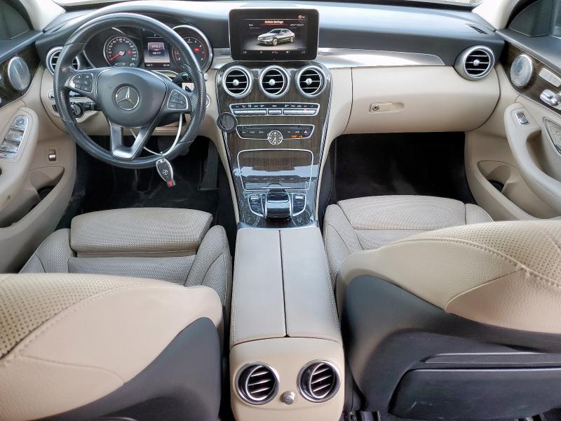 55SWF4KB1FU052504 - 2015 MERCEDES-BENZ C 300 4MATIC BLACK photo 8