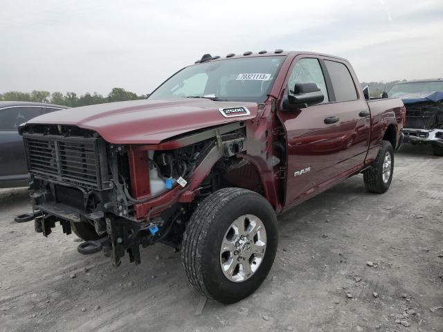 3C6UR5DJ8NG269543 - 2022 RAM 2500 BIG HORN/LONE STAR BURGUNDY photo 1