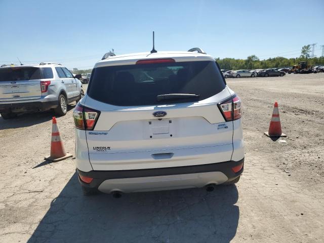 1FMCU9HD0JUA61500 - 2018 FORD ESCAPE SEL WHITE photo 6