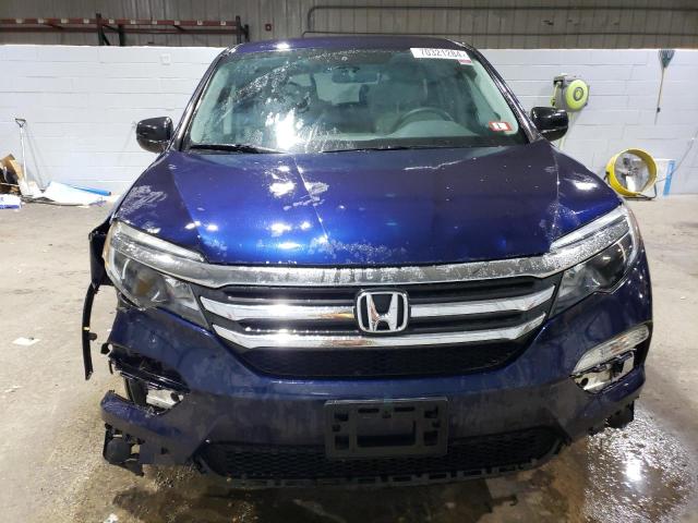 5FNYF6H10HB068684 - 2017 HONDA PILOT LX BLUE photo 5