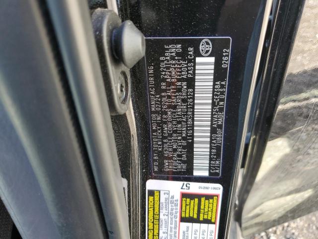 4T1G11BK5RU126128 - 2024 TOYOTA CAMRY SE NIGHT SHADE BLACK photo 12