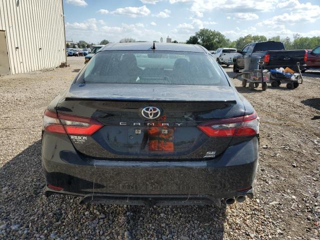 4T1G11BK5RU126128 - 2024 TOYOTA CAMRY SE NIGHT SHADE BLACK photo 6