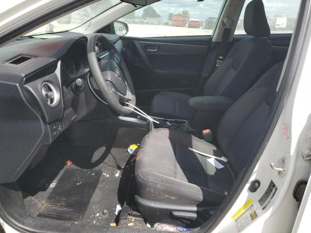 5YFBURHE6JP817658 - 2018 TOYOTA COROLLA L WHITE photo 7