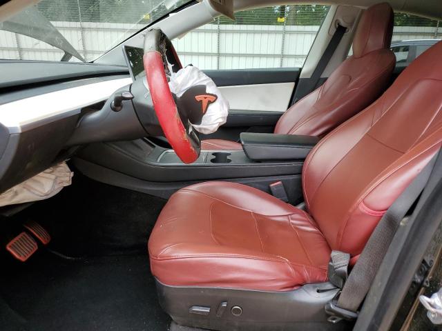 5YJYGDEE5MF158576 - 2021 TESLA MODEL Y 黑色 照片 7