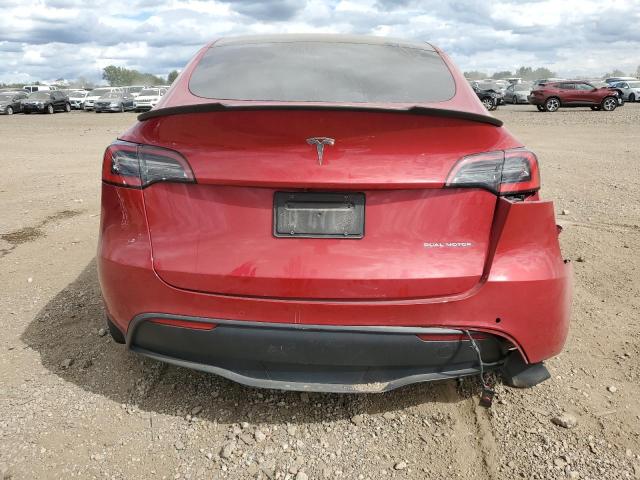 5YJYGDEE8MF089463 - 2021 TESLA MODEL Y RED photo 6