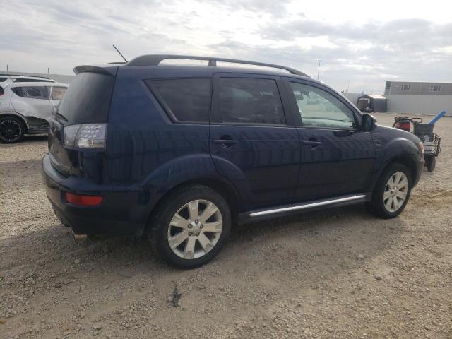 JA4JT5AX7BU606504 - 2011 MITSUBISHI OUTLANDER GT BLUE photo 3