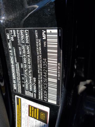 4JGDF7CE5EA421354 - 2014 MERCEDES-BENZ GL 450 4MATIC BLACK photo 13