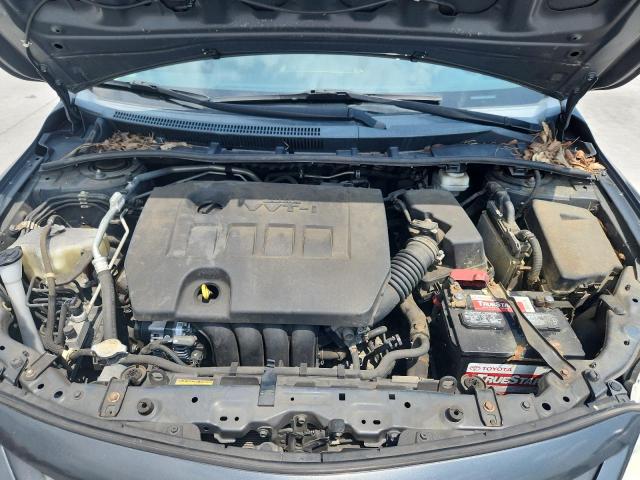 2T1BU4EE3CC868075 - 2012 TOYOTA COROLLA BASE GRAY photo 11