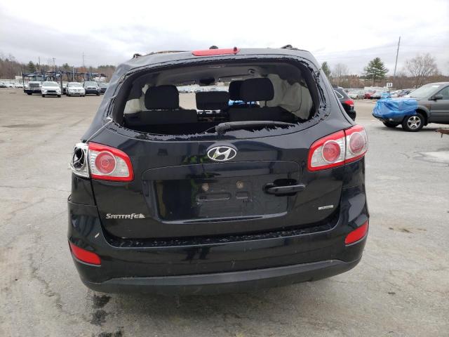 5XYZGDAB5CG127223 - 2012 HYUNDAI SANTA FE GLS BLACK photo 6