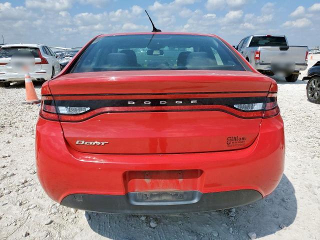 1C3CDFAA2GD750597 - 2016 DODGE DART SE RED photo 6