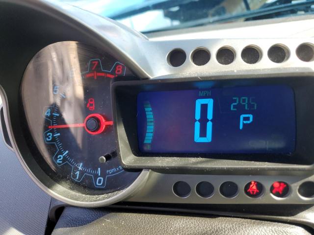 1G1JC6SH8C4177385 - 2012 CHEVROLET SONIC LT ნაცრისფერი ფოტო 9