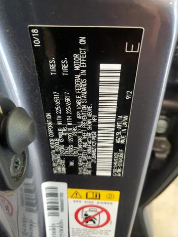 JTJBARBZ1K2198341 - 2019 LEXUS NX 300 BASE ნაცრისფერი ფოტო 13