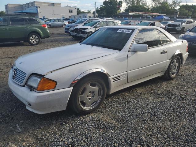 WDBFA66E9MF035702 - 1991 MERCEDES-BENZ 500 SL WHITE photo 1