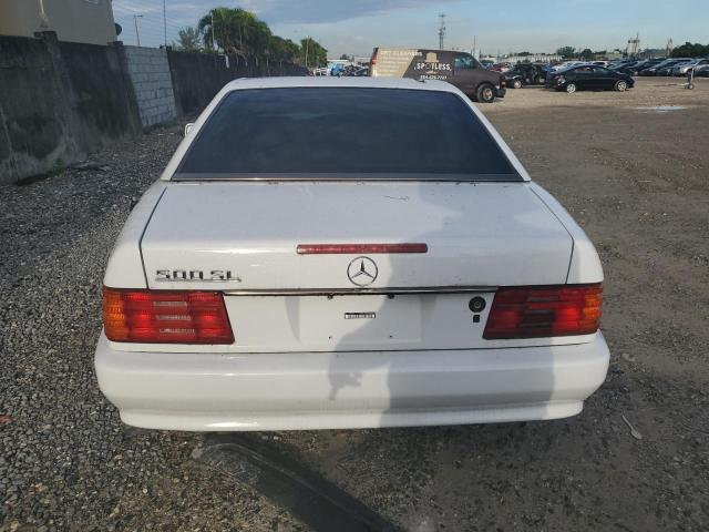 WDBFA66E9MF035702 - 1991 MERCEDES-BENZ 500 SL WHITE photo 6