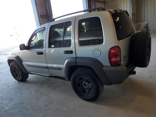 1J8GL48K52W352311 - 2002 JEEP LIBERTY SPORT SILVER photo 2