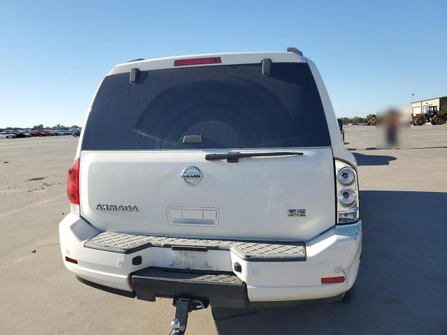 5N1BA08D08N609189 - 2008 NISSAN ARMADA SE WHITE photo 6