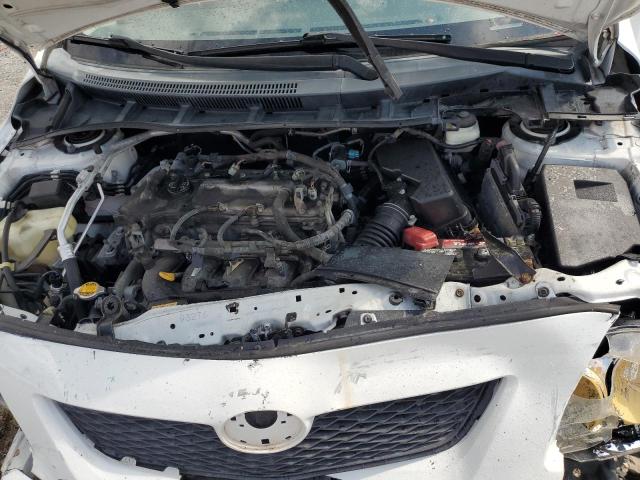 2T1BU4EE4AC274365 - 2010 TOYOTA COROLLA BASE WHITE photo 11