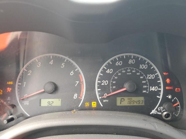 2T1BU4EE4AC274365 - 2010 TOYOTA COROLLA BASE WHITE photo 9