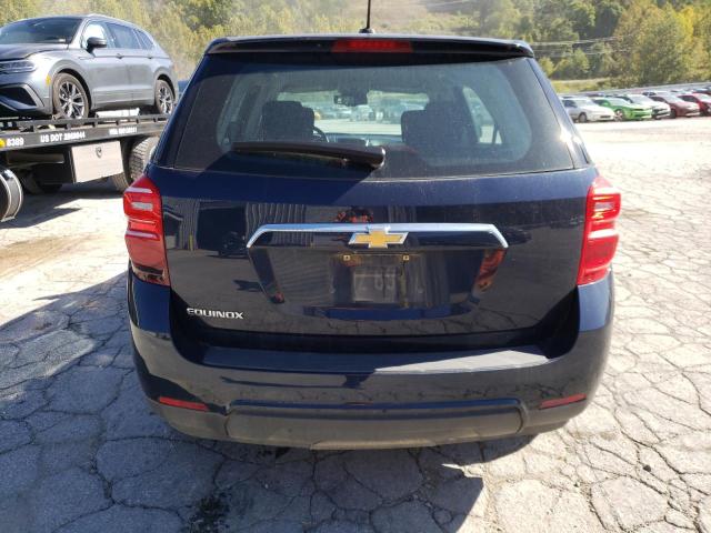 2GNALBEK6H1567595 - 2017 CHEVROLET EQUINOX LS BLUE photo 6