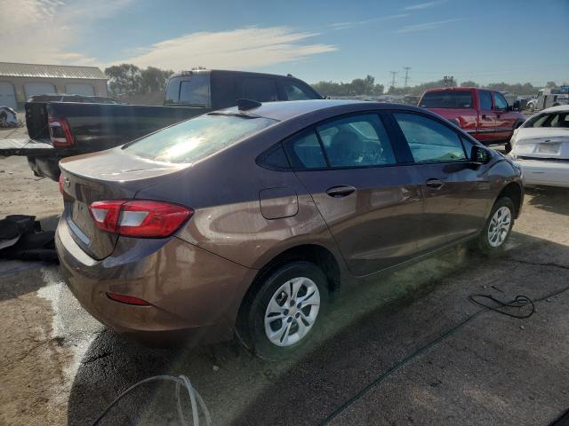 1G1BC5SM2K7136002 - 2019 CHEVROLET CRUZE LS 棕色 照片 3