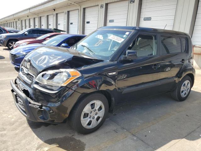 KNDJT2A52C7464985 - 2012 KIA SOUL BLACK photo 1