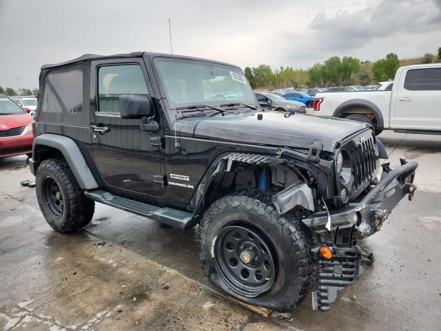1C4AJWAG2DL677927 - 2013 JEEP WRANGLER SPORT BLACK photo 4