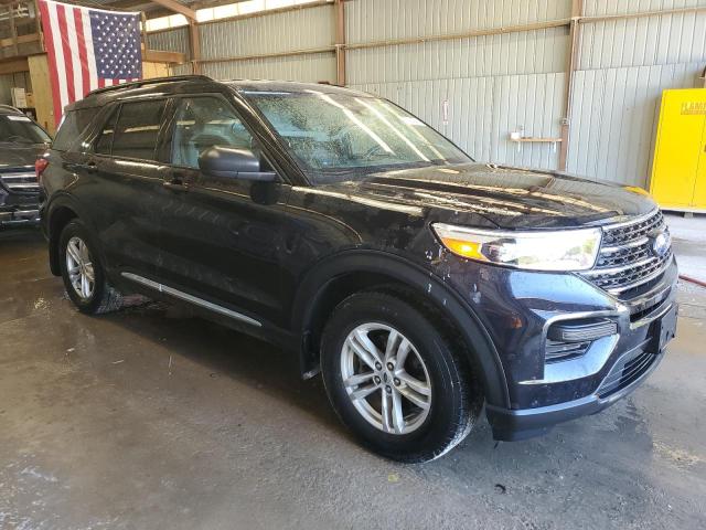 1FMSK8DH4NGA33126 - 2022 FORD EXPLORER XLT BLACK photo 4