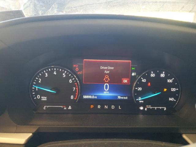 1FMSK8DH4NGA33126 - 2022 FORD EXPLORER XLT BLACK photo 9