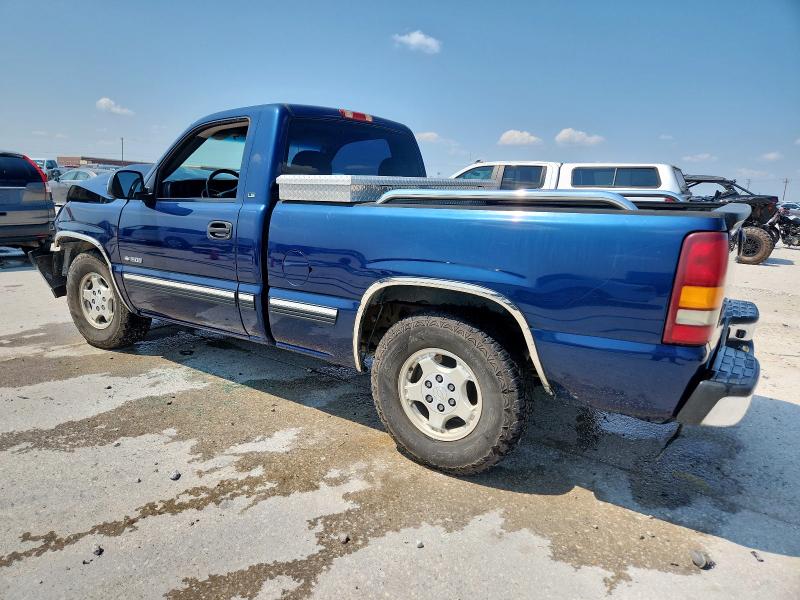 1GCEC14VX2Z165710 - 2002 CHEVROLET SILVERADO C1500 ლურჯი ფოტო 2