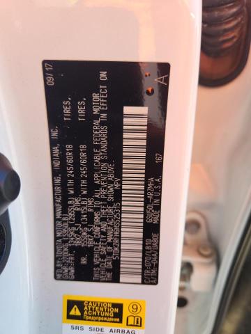 5TDKZRFH6HS525315 - 2017 TOYOTA HIGHLANDER SE 白色 照片 13